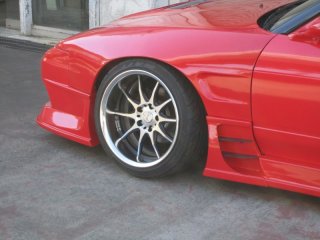 180SX用GTフロントワイドフェンダー50mm